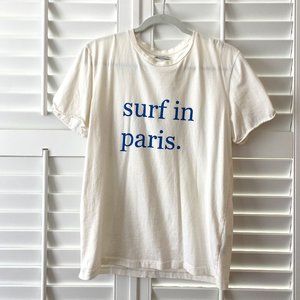Cuisse de Grenouille Surf in Paris tshirt white
